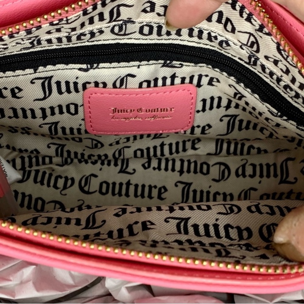 ⛔️SOLD⛔️NWT Juicy Couture Be Classic II Shoulder Bag in Pink Lemonade. - Picture 4 of 6